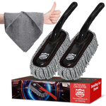 Ride Kings Interior Cleaning Brush & Microfiber Towel Set