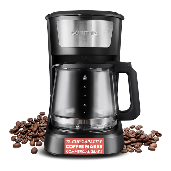 Gourmia 12-Cup One Touch Drip Coffee Maker