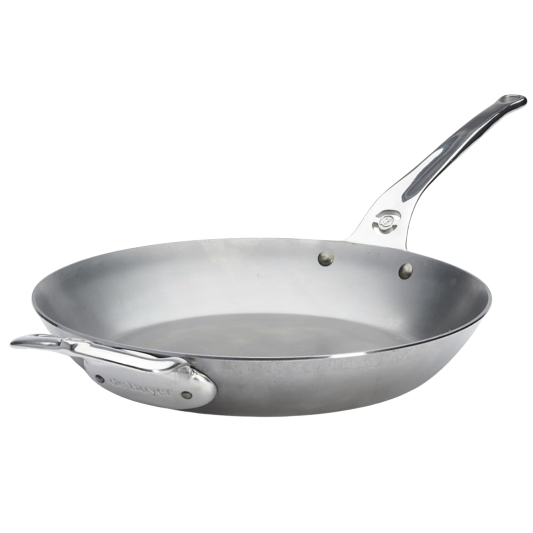 De Buyer MINERAL B Pro Carbon Steel Country Fry Pan
