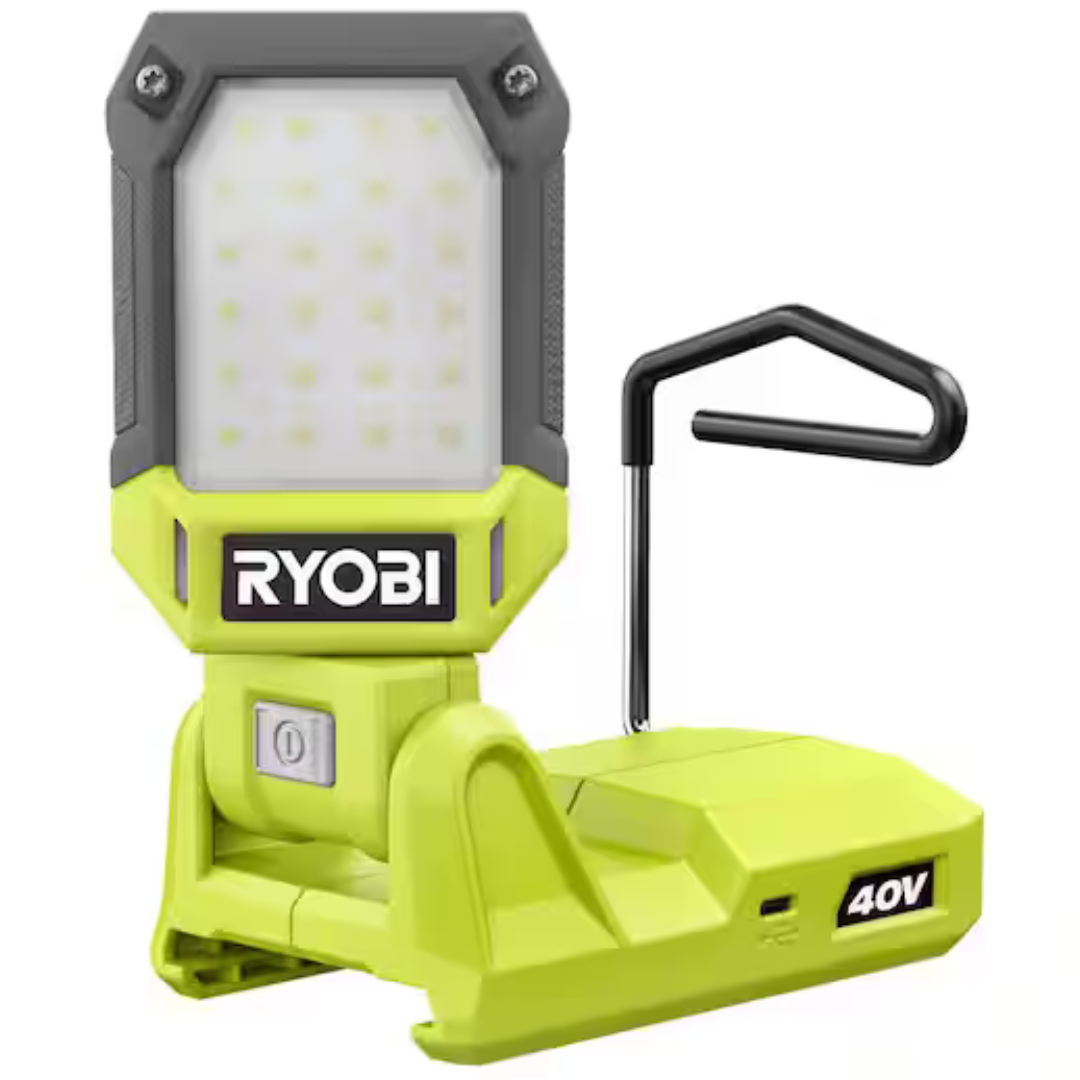 Ryobi 40V Cordless Battery Topper LED Work Light (Tool Only)