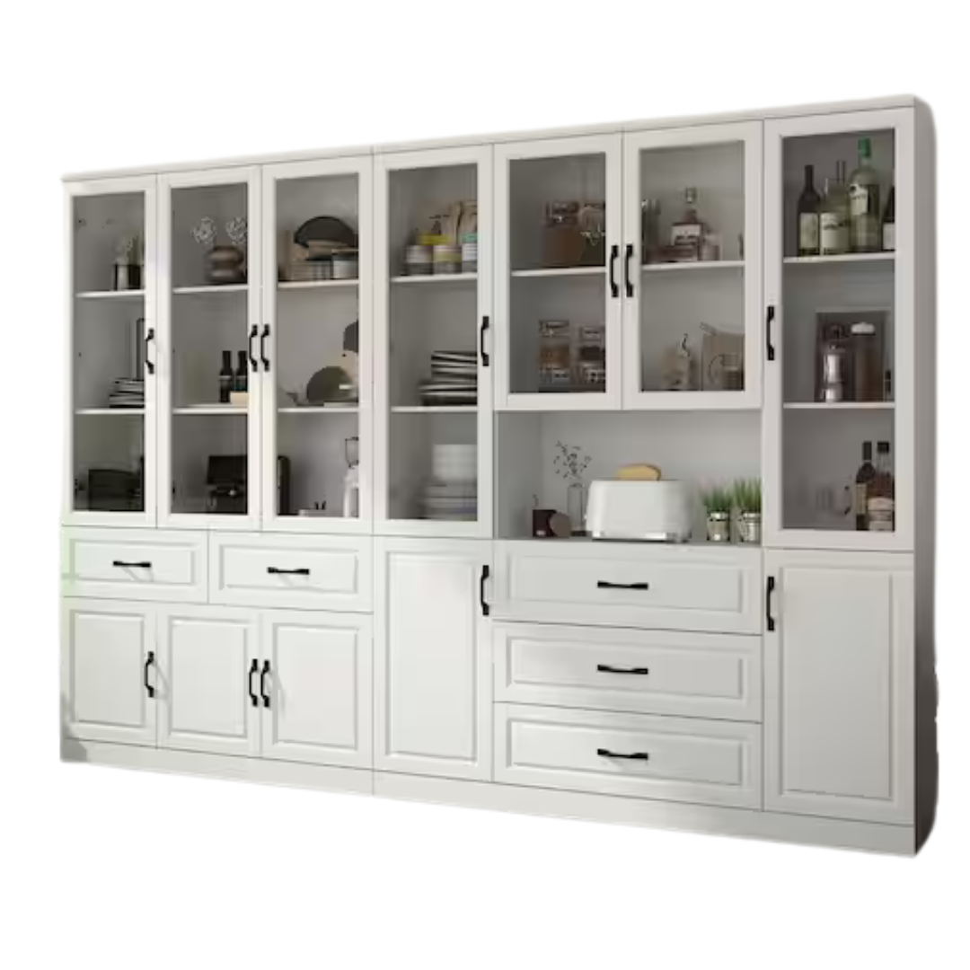 Fufu&Gaga Wood 110.2" W Buffet Kitchen Cabinet