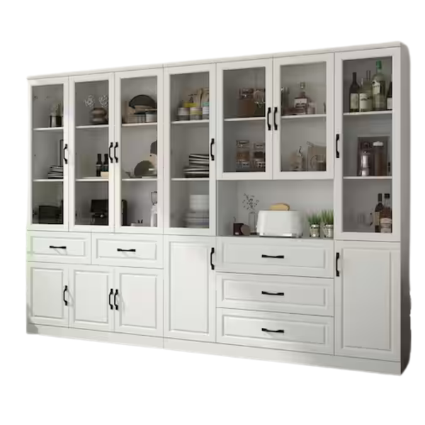 Fufu&Gaga Wood 110.2" W Buffet Kitchen Cabinet