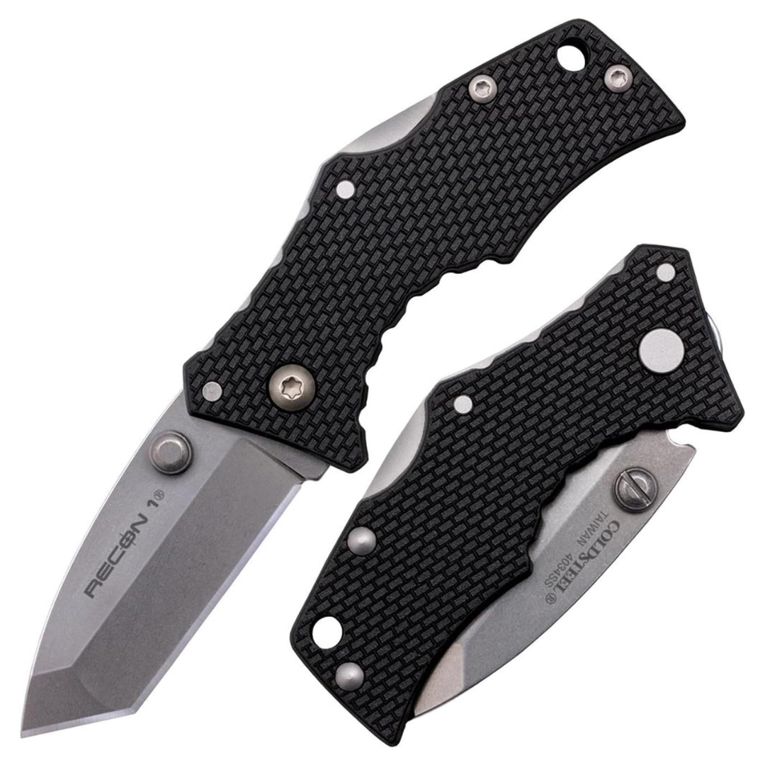 2" Cold Steel Micro Recon 1 Tanto Point Blade Folding Knife