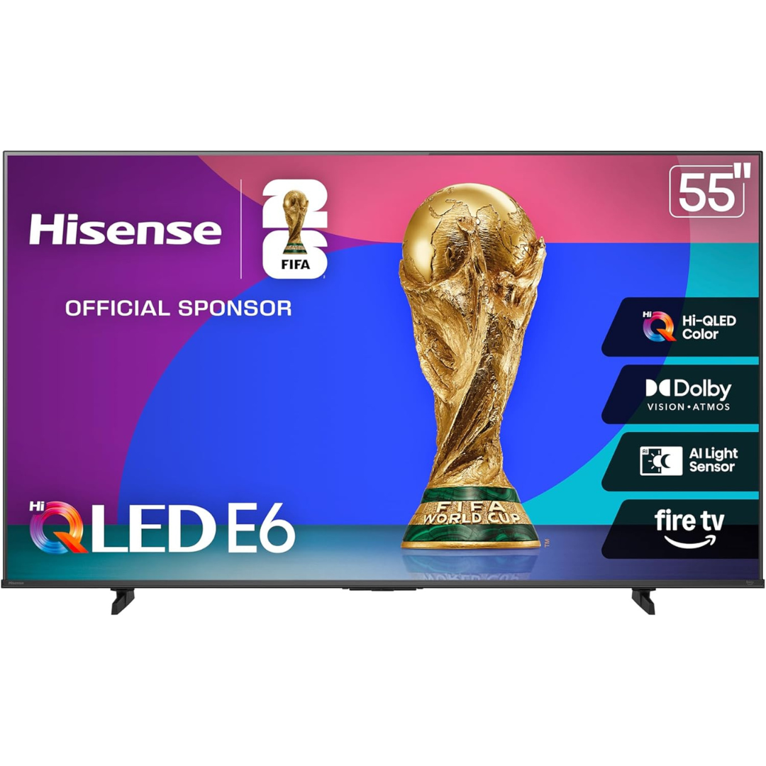 55" Hisense 55E6QF E6 Cinema Series 4K Ultra HDR Smart QLED Fire TV