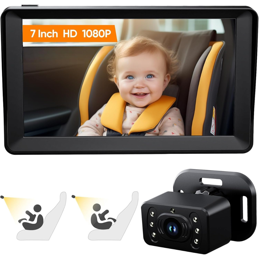 7" HD Display Baby Car Camera Monitor