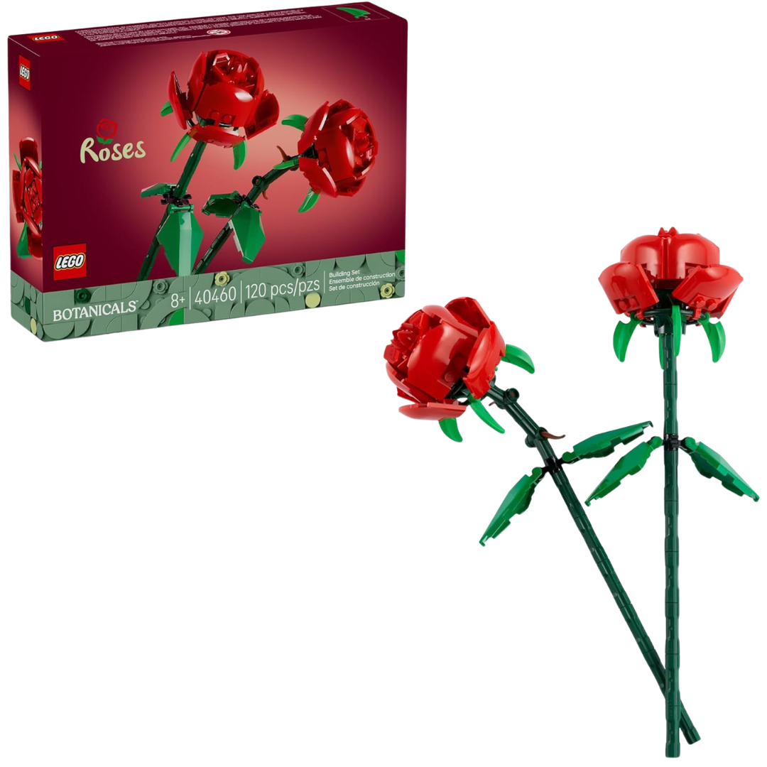 120-Piece LEGO Botanicals Roses Building Set (40460)