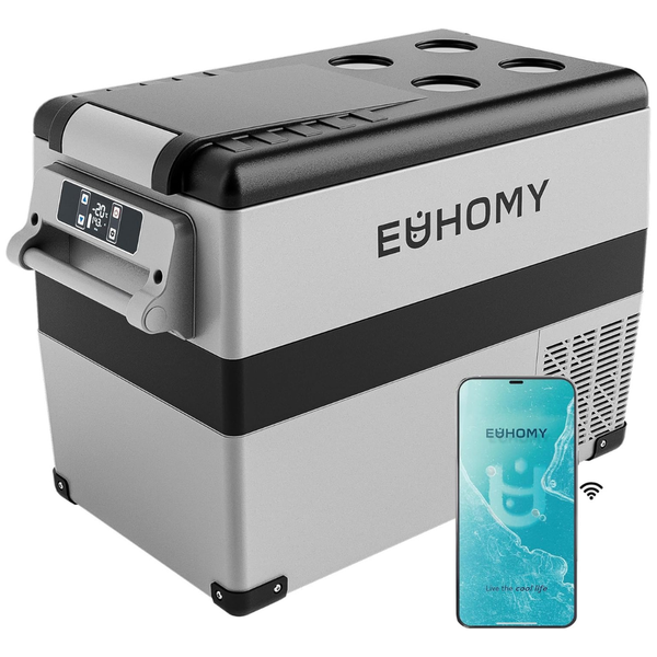 EUHOMY 12 Volt 48Qt Electric Portable Cooler Refrigerator