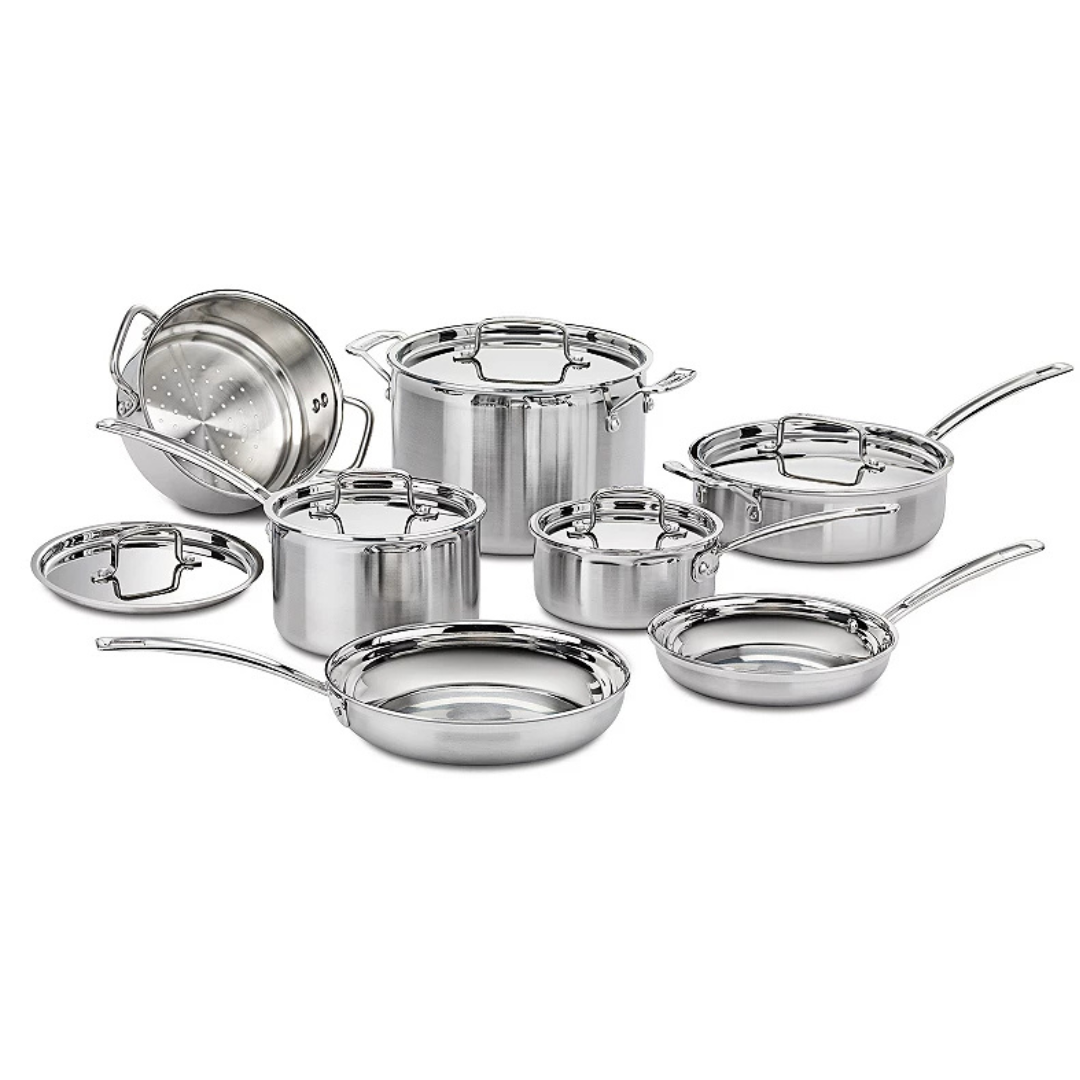 12-Pc Cuisinart Multiclad Pro Triple Ply Cookware Set + $52 Kohls Rewards