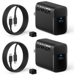 2-Pack Anker 45W USB C Charger Block with 5 ft Cable (2 Colors)