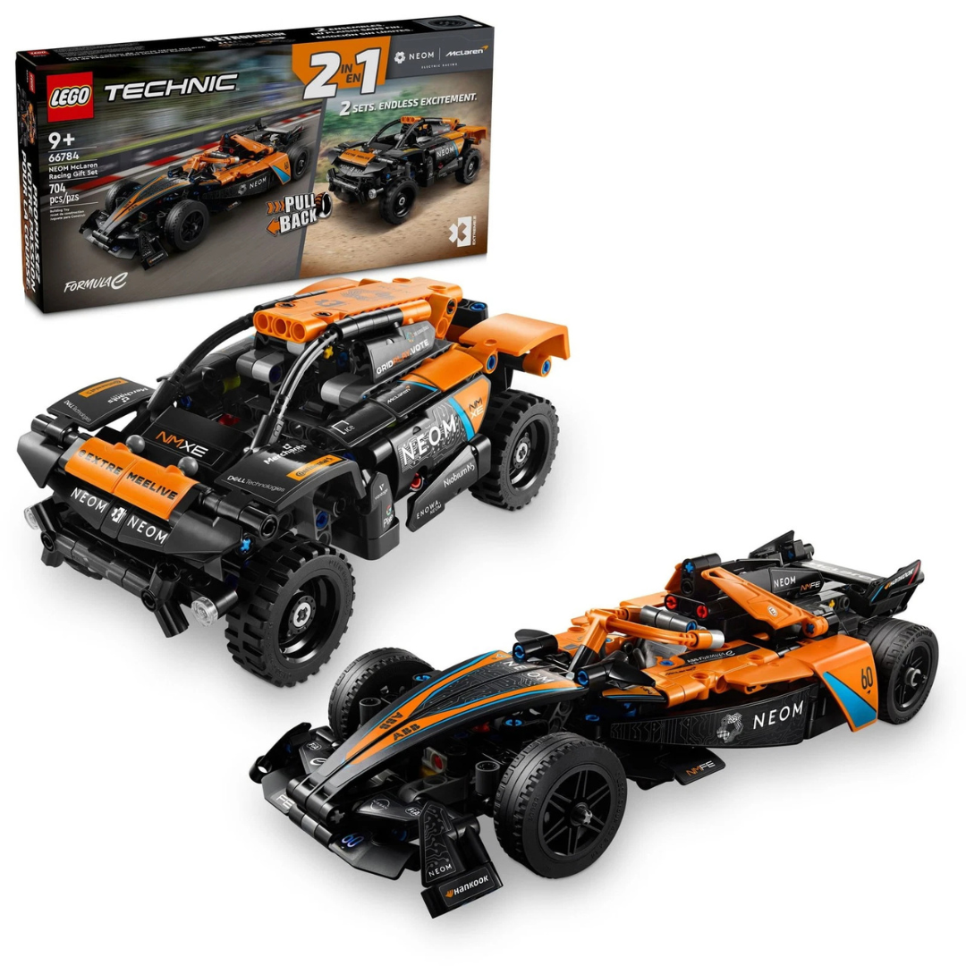 704-Piece LEGO 66784 Technic NEOM McLaren Racing Gift Set