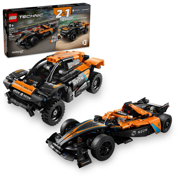 704-Piece LEGO 66784 Technic NEOM McLaren Racing Gift Set