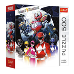 500-Piece Trefl 18.9" X 13.4" Power Rangers Team Jigsaw Puzzle