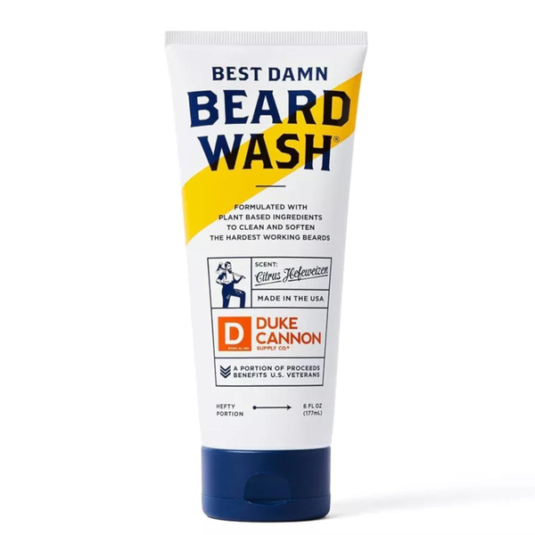 6oz Duke Cannon Supply Co. Men's Hydrating Beard Shampoo & Facial Hair Cleanser