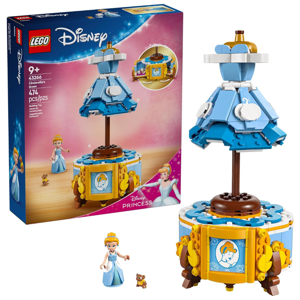 474-Pieces LEGO Disney Princess Cinderellas Dress With Minidoll Character