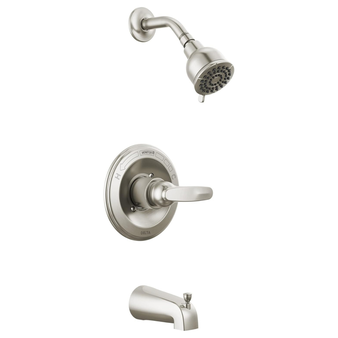Delta Foundations 13 Series 2-Spray Bathtub And Shower Faucet Set