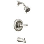 Delta Foundations 13 Series 2-Spray Bathtub And Shower Faucet Set