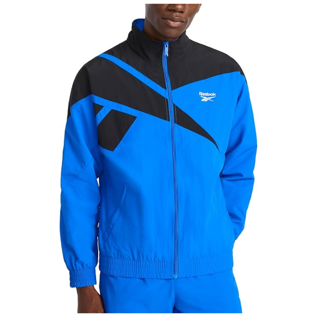 Reebok Men's Lightweight Nylon Fabric Track Jacket