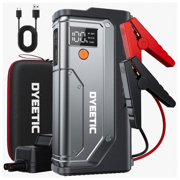 7000A Portable Car Jump Starter With Smart Jumper Cables