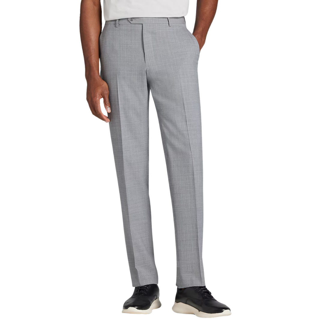 Jos. A. Bank Tailored Fit Wool Blend Suit Separates Medium Plaid Pants