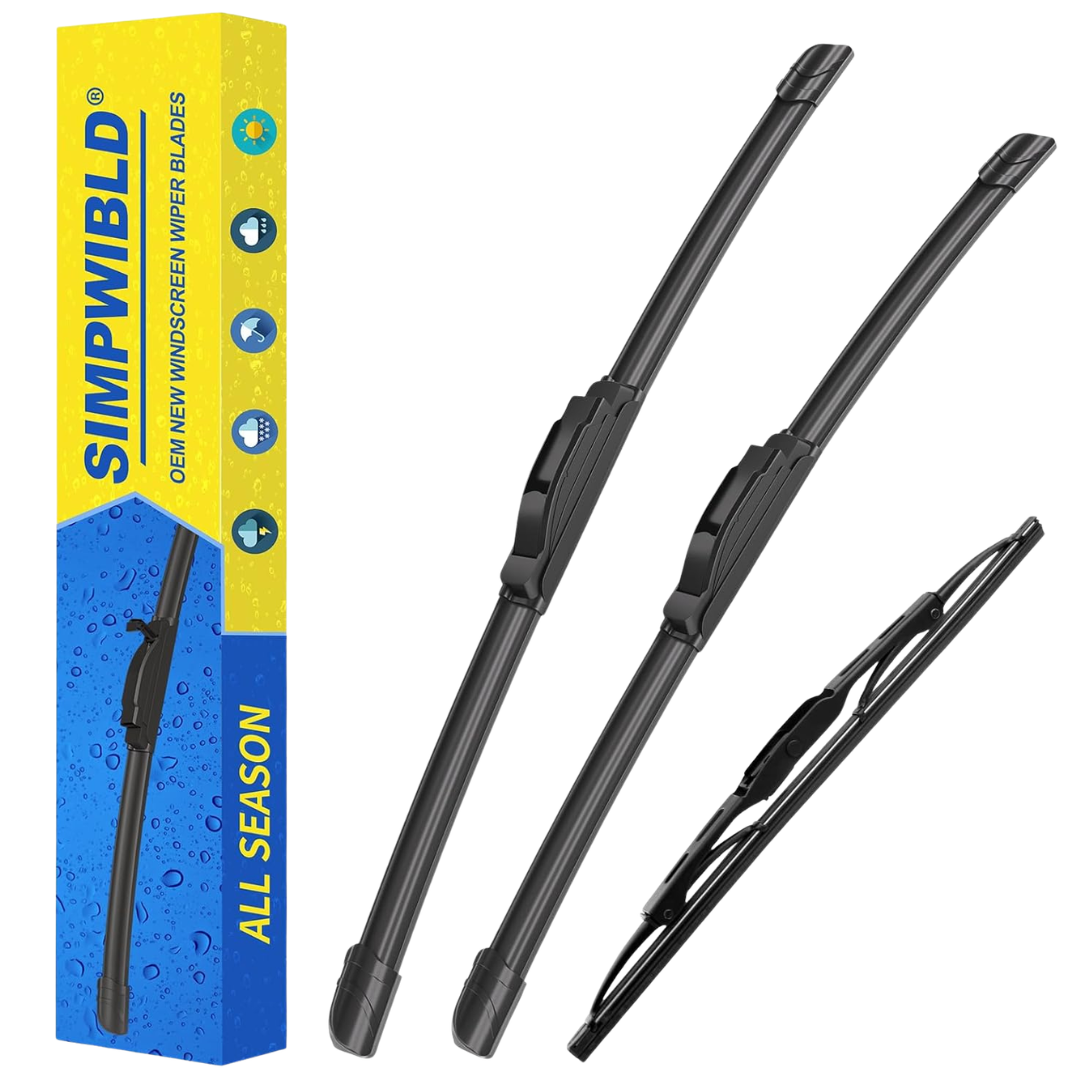 3-Pack Simpwibld Windshield Wiper Blades