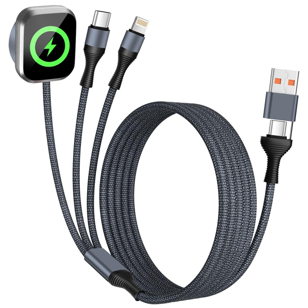 5ft 3-in-1 Travel Multi Charging Cables