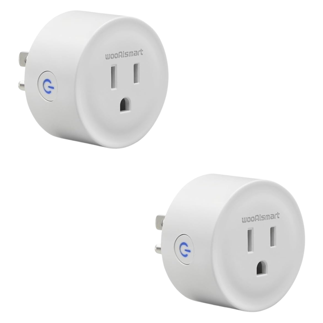 2-Pack WiFi Plug Smart Outlet With Timer