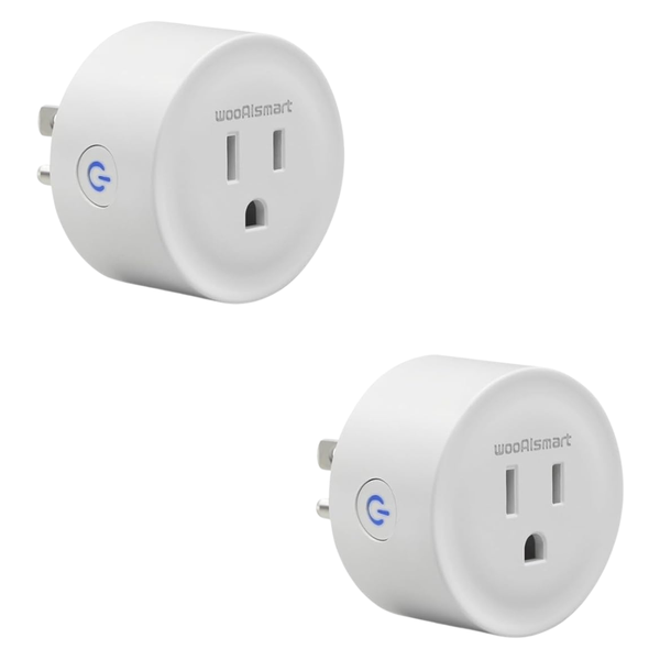 2-Pack WiFi Plug Smart Outlet With Timer