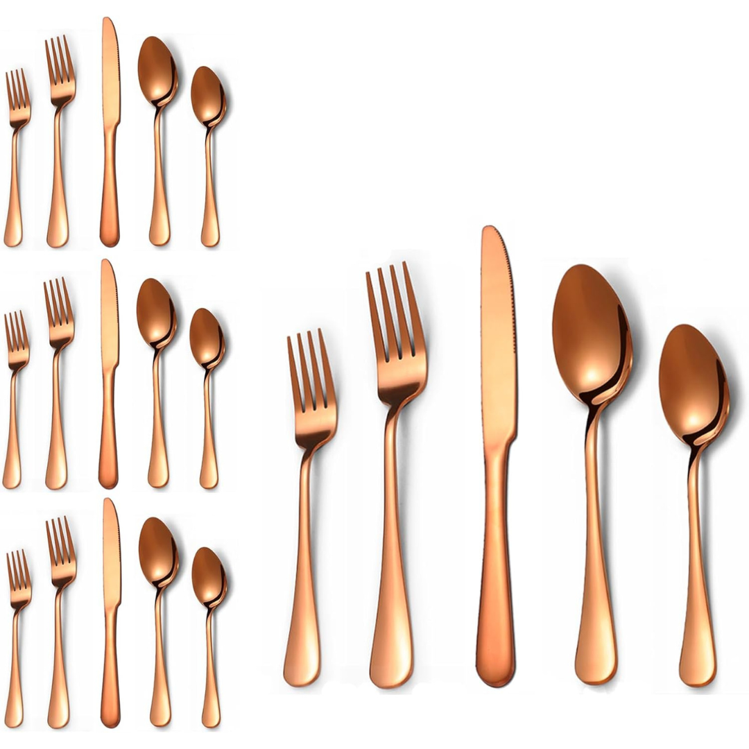 20-Piece Food Grade Stainless Steel Flatware Set