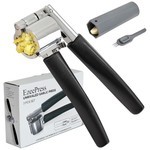 Garlic Press Mincer & Crusher Set With Removable Chamber