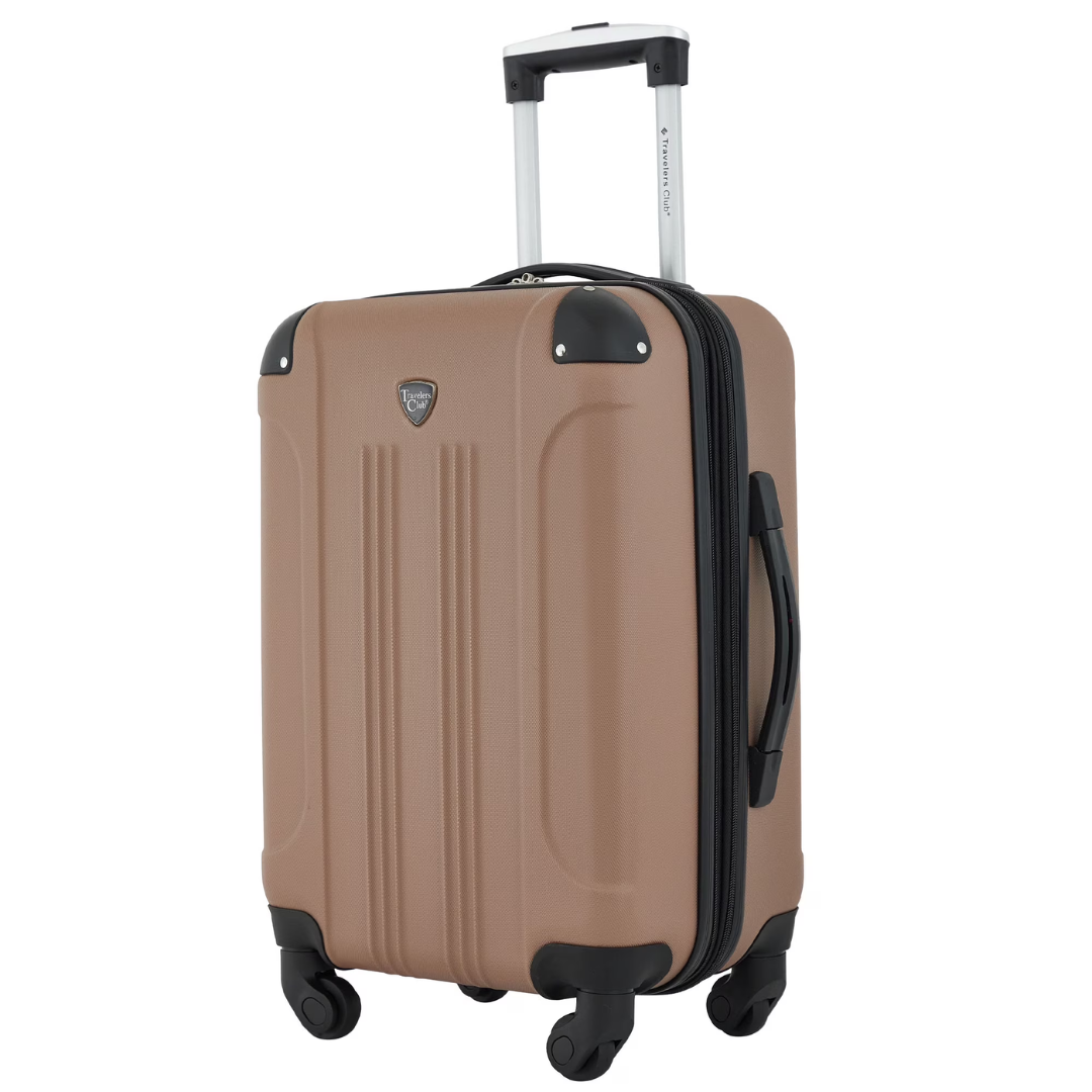 Travelers Club 20" Expandable Rolling Hard Side Carry-on Luggage (2 Colors)