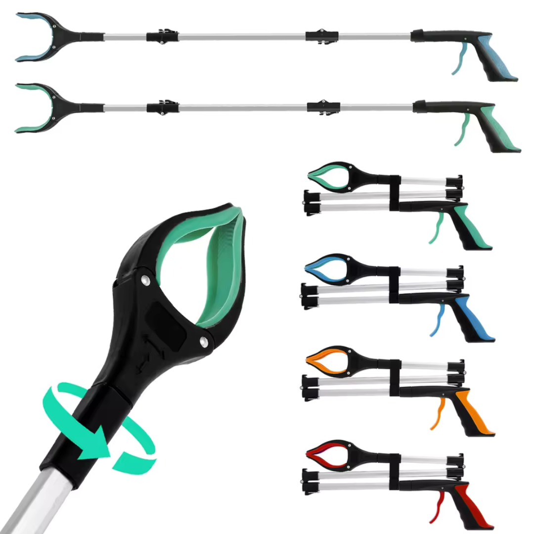 Foldable Litter Picker Grabber with Non Slip Jaw