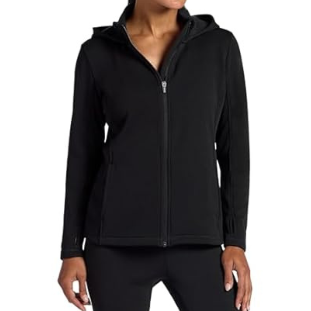 HEAD Women's Rally Fleece Zip-Up, Slim Fit