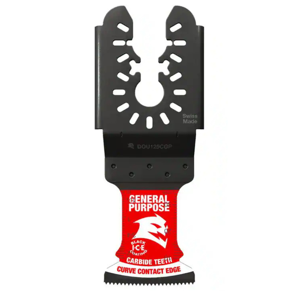 2-Pack 1-1/4In Universal Fit General Purpose Carbide Oscillating Blade