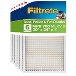6-Pack Filtrete AC Furnace Air Filter (20 X 24 X 1 Inch)