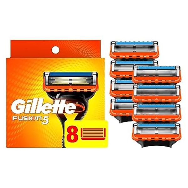 8-Count Gillette Men's Fusion5 Razor Blade Refills
