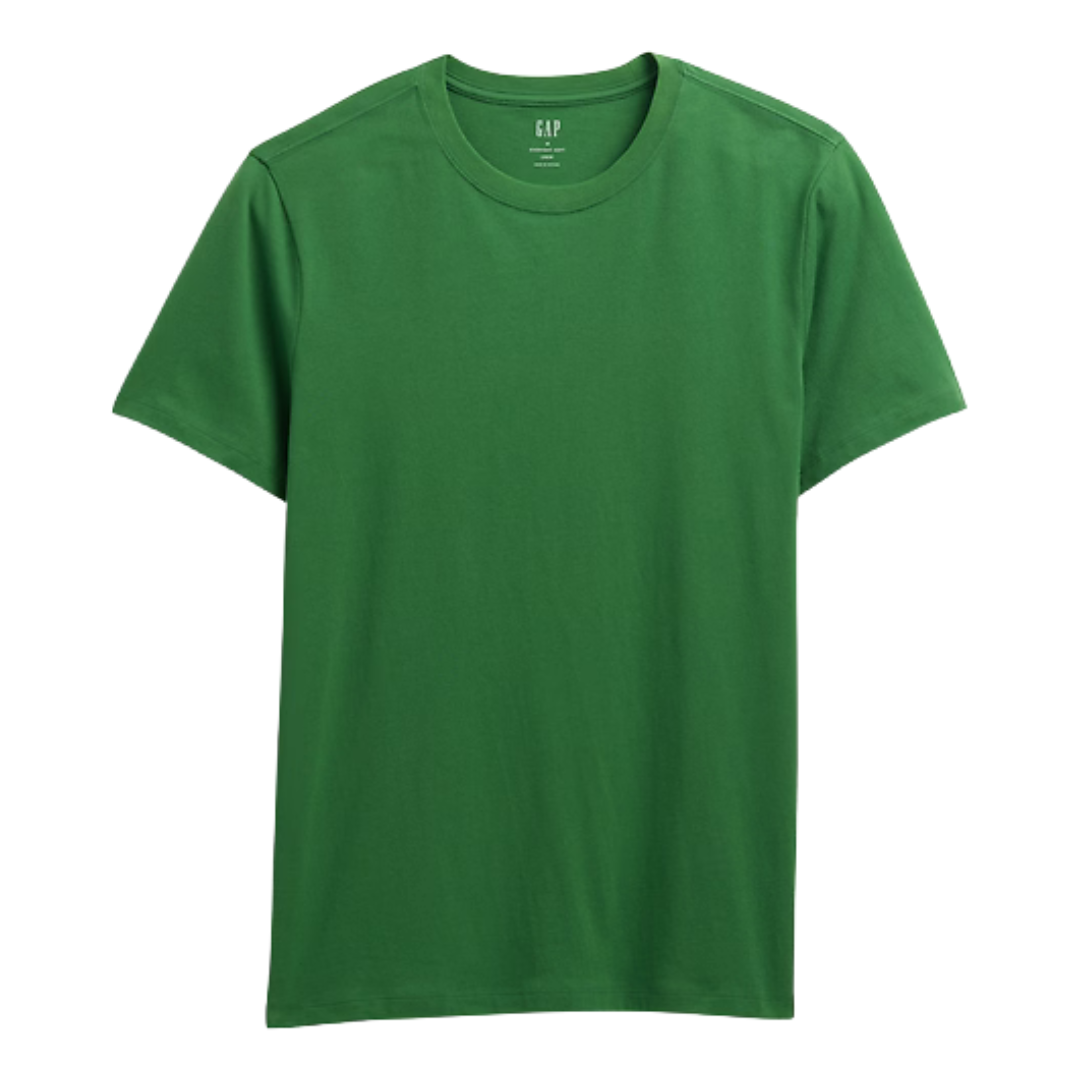 Gap Factory Men's Everyday Soft Crewneck T-Shirt (Saratoga Green)