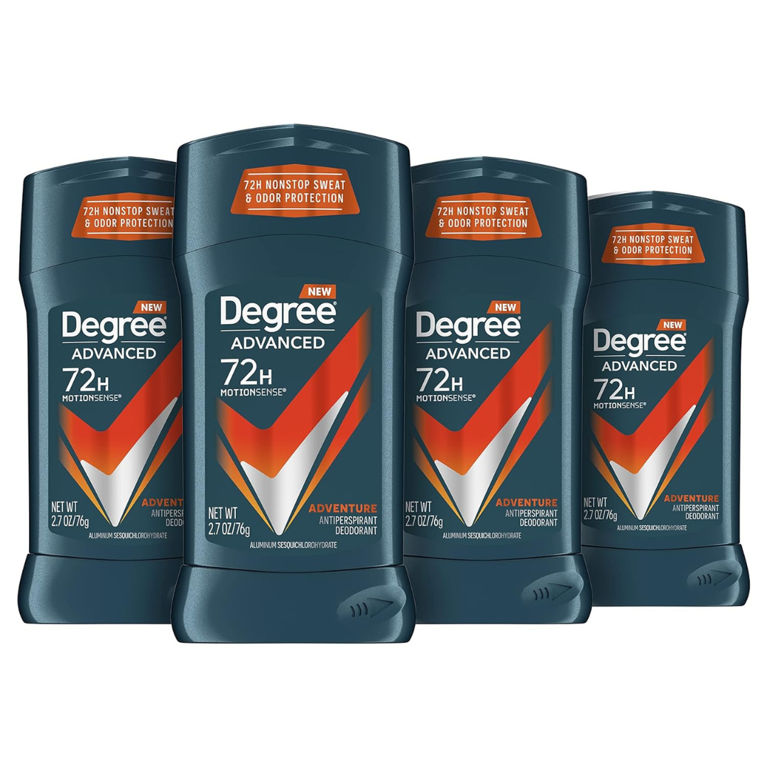 4-Pack 2.7-Oz Degree Advanced Men's Antiperspirant Deodorant