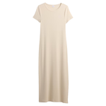 Gap Factory Women's Ribbed Maxi Dress (Tan Chino)