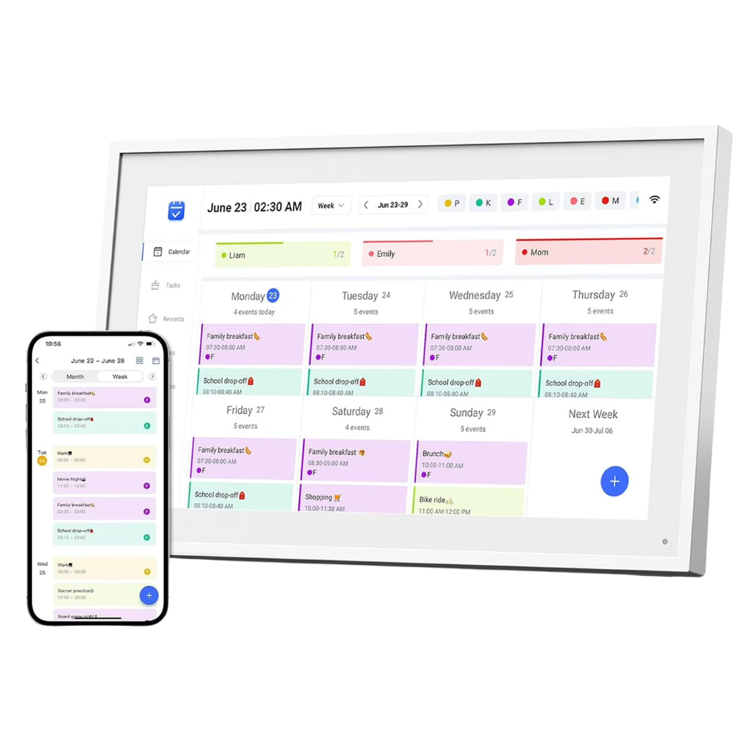 IYooker 10.1" Smart Digital Calendar Planner & Chore Chart