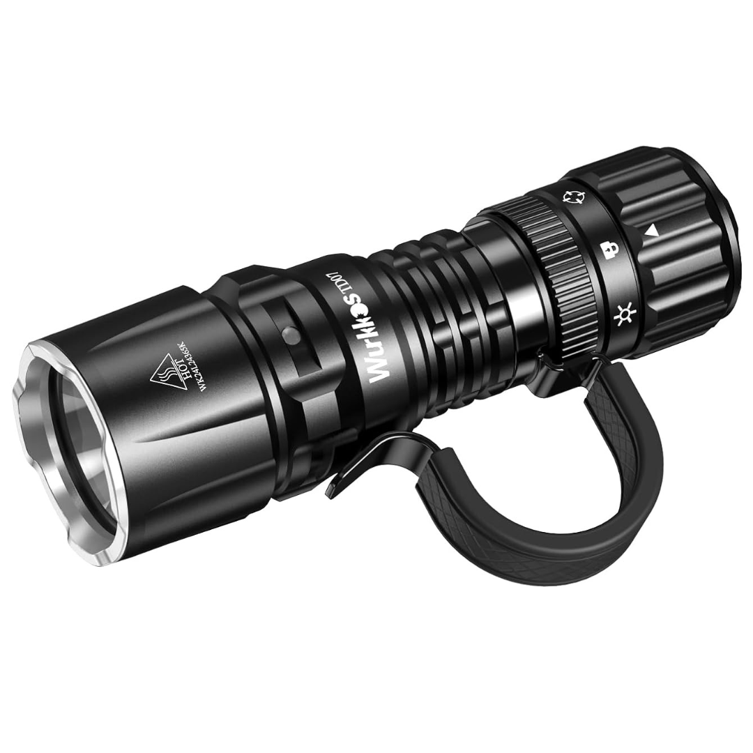USB-C Rechargeable TD07 LED Tactical Flashlight W/ 1300 Lumen