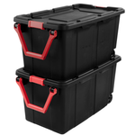 2-Pack 40-Gallon Sterilite Wheeled Industrial Totes (3 Colors)