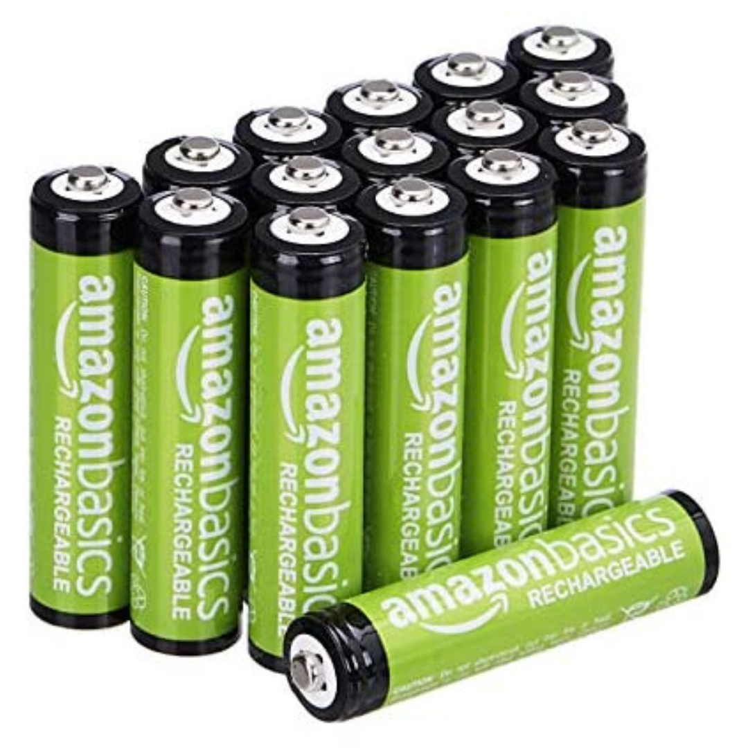16-Pack Amazon Basics AAA Rechargeable Batteries