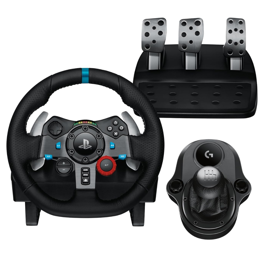 Logitech G29 Driving Force Racing Wheel and Floor Pedals + G Driving Force Shifter