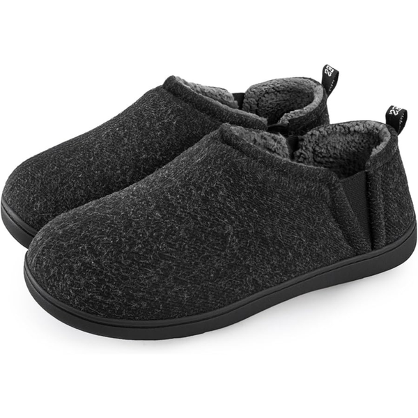 Snug Leaves Men's Faux Wool Slippers