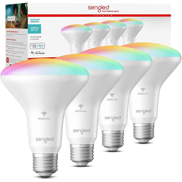 4-Pack Sengled BR30 Smart WiFi Flood Light Bulb