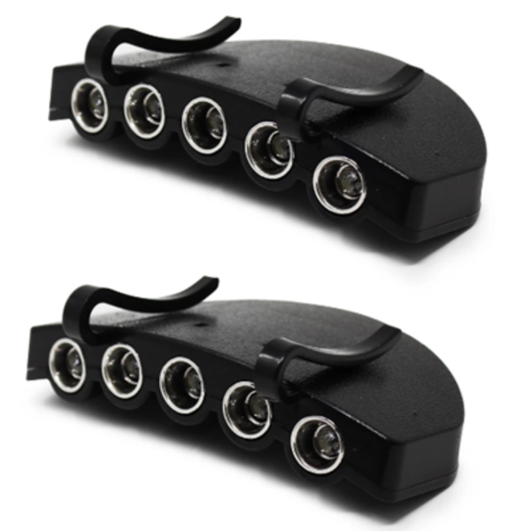 2-Pack Bright Basics Clip-On LED Hat Lights