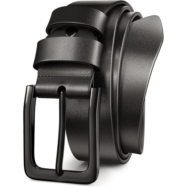 Men's Casual Adjustable Genuine Leather Belt (31"-34")