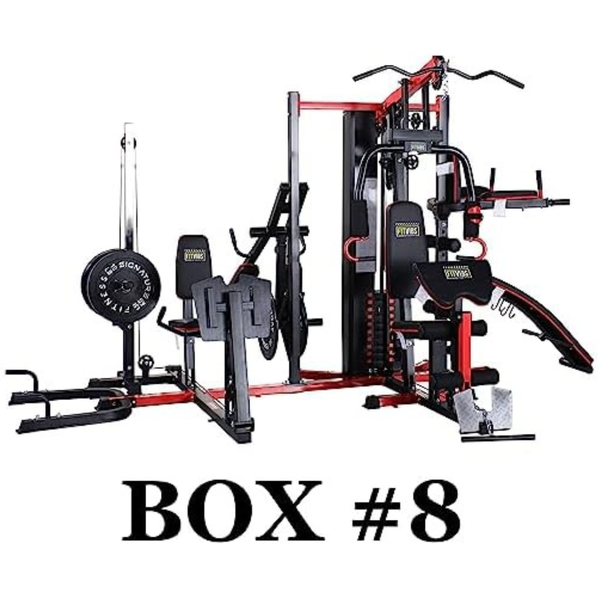 Fitvids Multifunctional Home Gym System Workout Station, 122.5LB