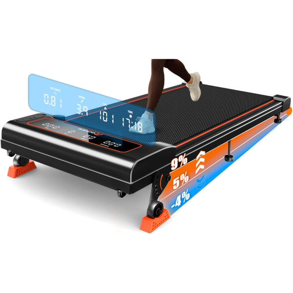Rockare Walking Pad with Incline 9% & Decline