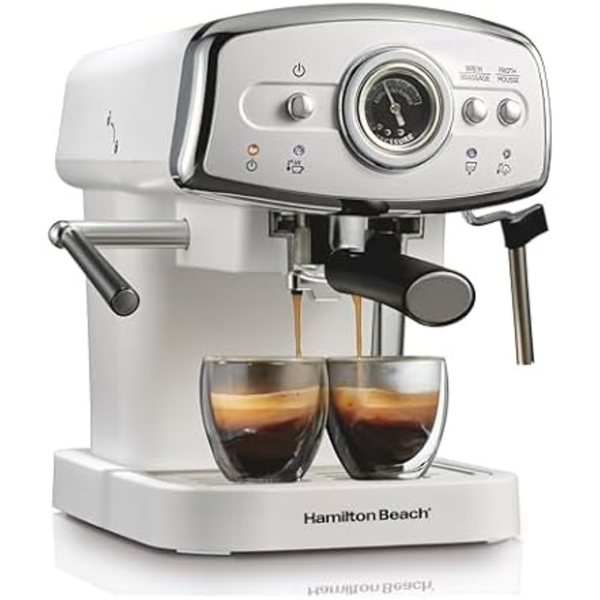 Hamilton Beach Slide & Lock 15-Bar Espresso Machine